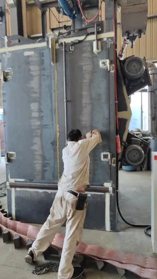 Manufacturer Supply Q37 Hanger Hook Type Shot Blasting Machine for Sale.